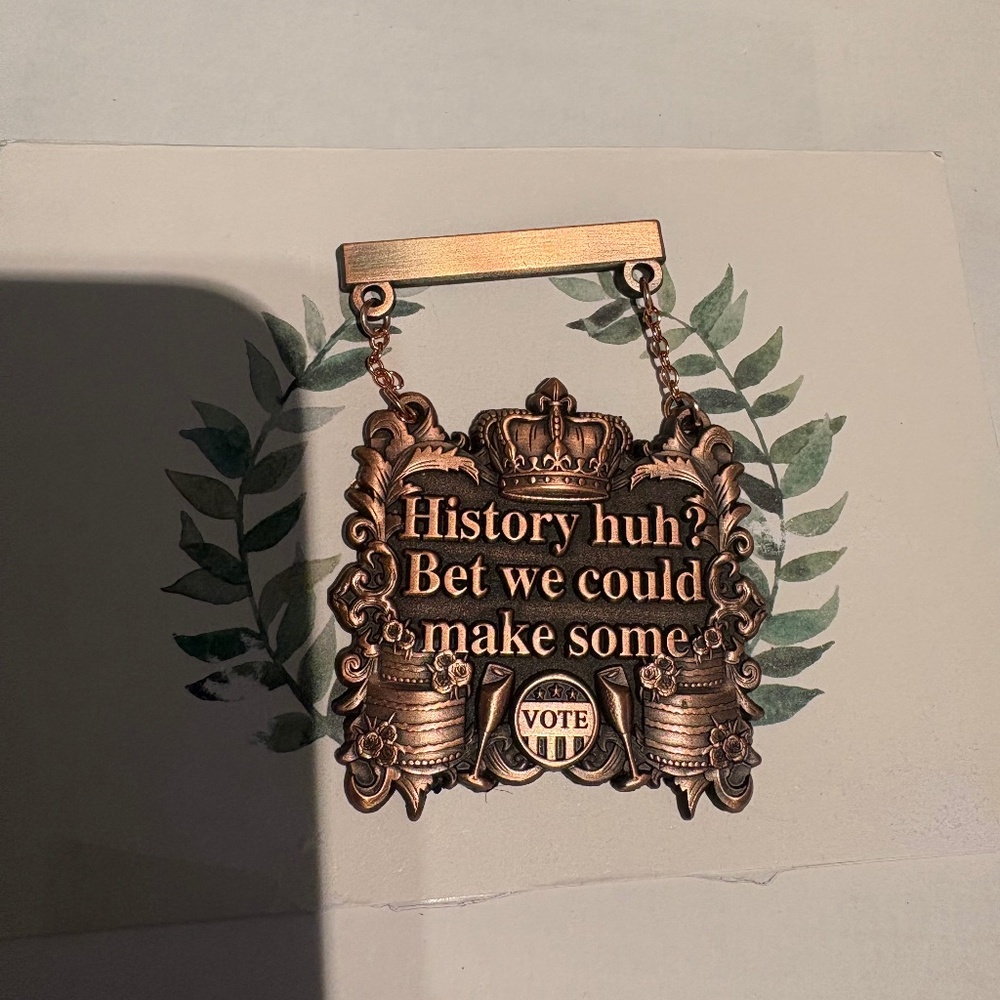 HTF Red White & Royal Blue pin - book/movie History Huh?